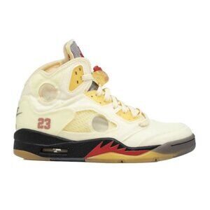 AIR JORDAN 5 SP Sail (NWT) - Off-White/Yellow | Size 6.5M, 8W - Brand new in box